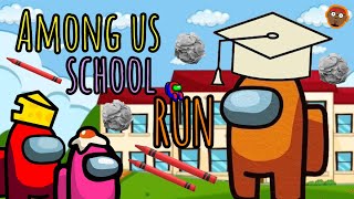 Among US School RUN | Among US Brain Break | Among US Game for Kids | PhonicsMan Fitness