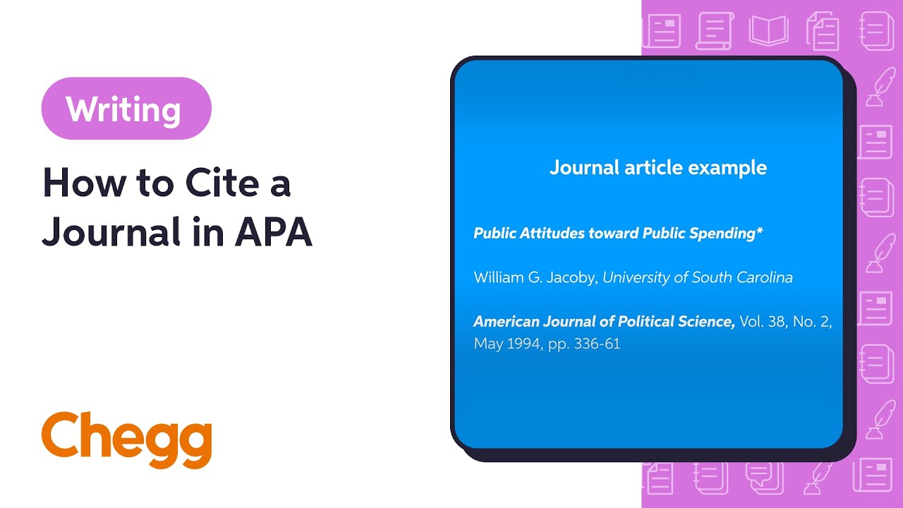 How to Cite a Journal in APA  EasyBib Citations