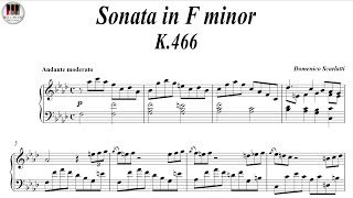 Sonata in F minor, K.466 - Domenico Scarlatti, Piano