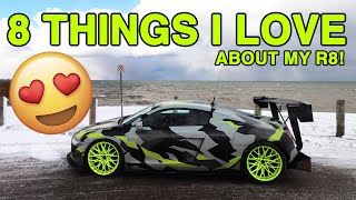 8 THINGS I LOVE ABOUT MY @DailyDrivenExotics BUILT AUDI R8!!
