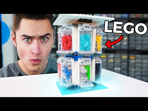 Video: Giant Bricks LEGO: soluție neconventională, dar amuzantă de stocare