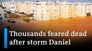 Storm Daniel unleashes deadly flooding in Libya | DW News screenshot 4