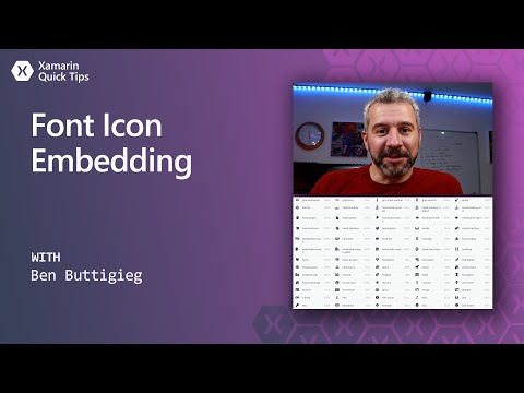 Xamarin Quick Tips: Font Icon Embedding