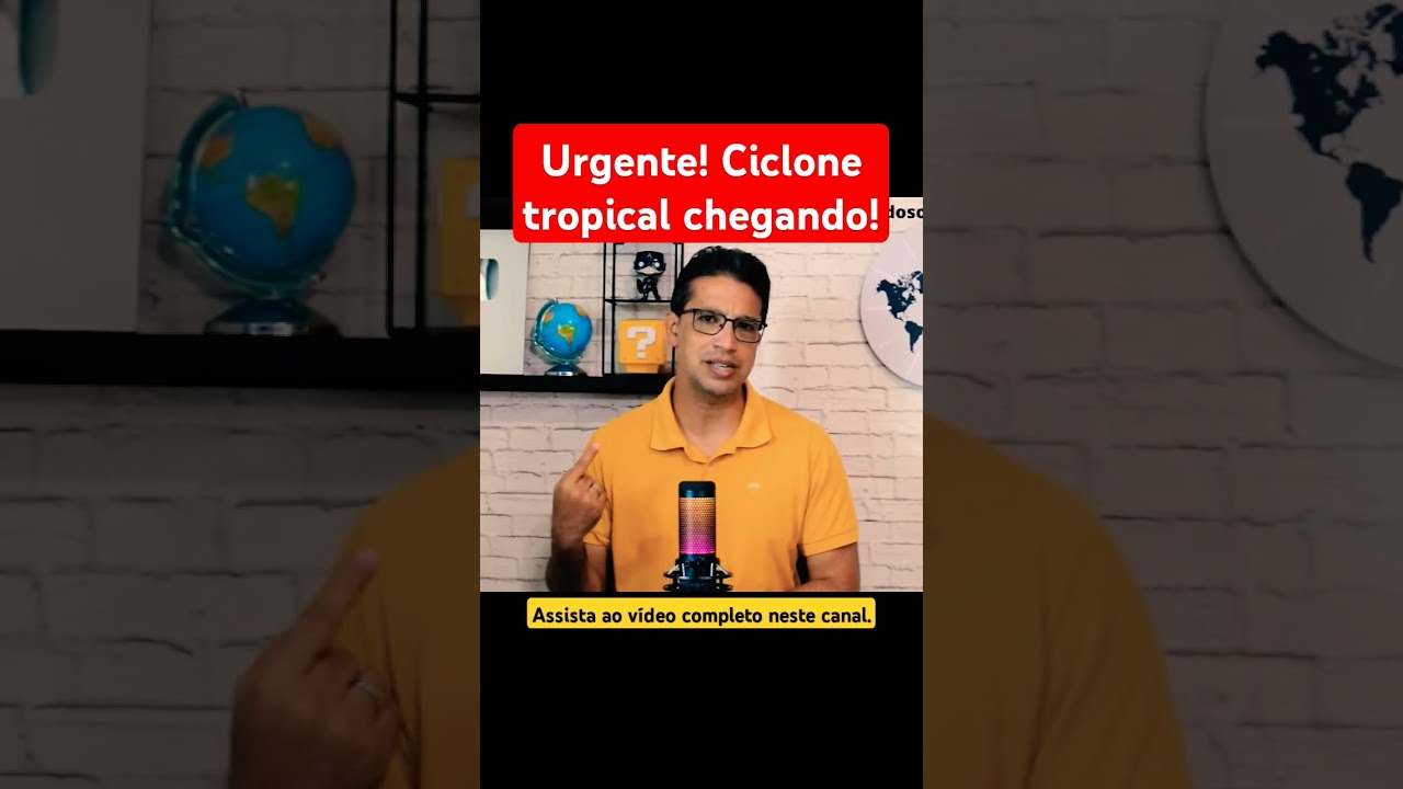 URGENTE CICLONE CHEGANDO! PREVISÃO DE TEMPESTADES E CHUVAS INTENSAS NA REGIÃO SUL #previsãodotempo