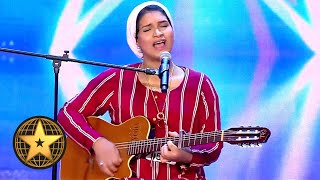 إيمان مصطفى الشميطي تغني وتعزف في تجارب أداء Arabs Got Talent