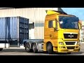 Euro Truck Simulator 2 - MAN TGX XLX Picking Up a Container Trailer