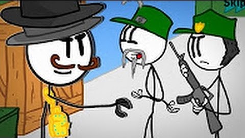 Best Funny Henry Stickman Series Fails - Infiltrating The Airship (PC Version) - Part 1