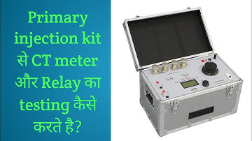 Primary Injection Kit Test#primary #currenttransformer #ammeter #relay