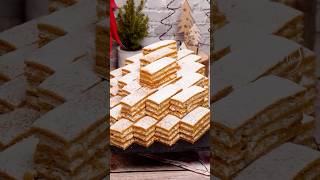 Prăjitură cu cremă de smântână și nucă #prajitura #retete #prajituri #retetetraditionale