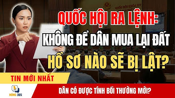 ⭐ Quốc Hội Nói Thẳng “Không Để Dân Mua Lại Đất Của Mình” – Điều Gì Sắp Bị Lật Lại? | tin tức