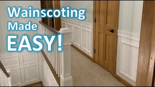 EASY Wainscoting DIY How-To