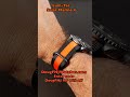 Lum-Tec Solar Marine 4 Orange and Black Solar Powered Watch