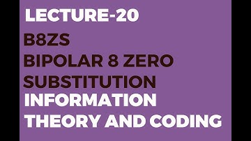 B8ZS Bipolar Eight Zeros Substitution