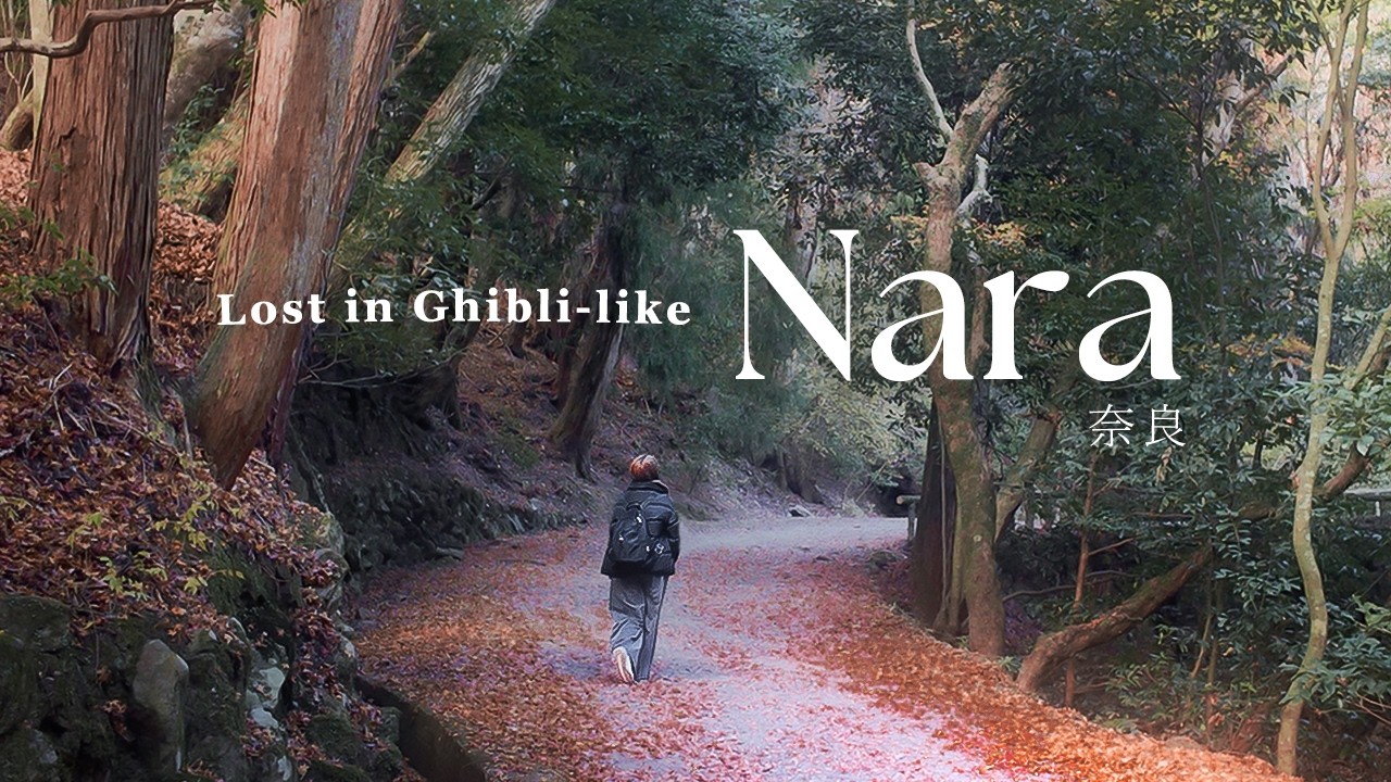 Lost in a Ghibli-Like World of Nara 🦌 1,000-Year-Old Sacred Forest | JAPAN TRAVEL VLOG