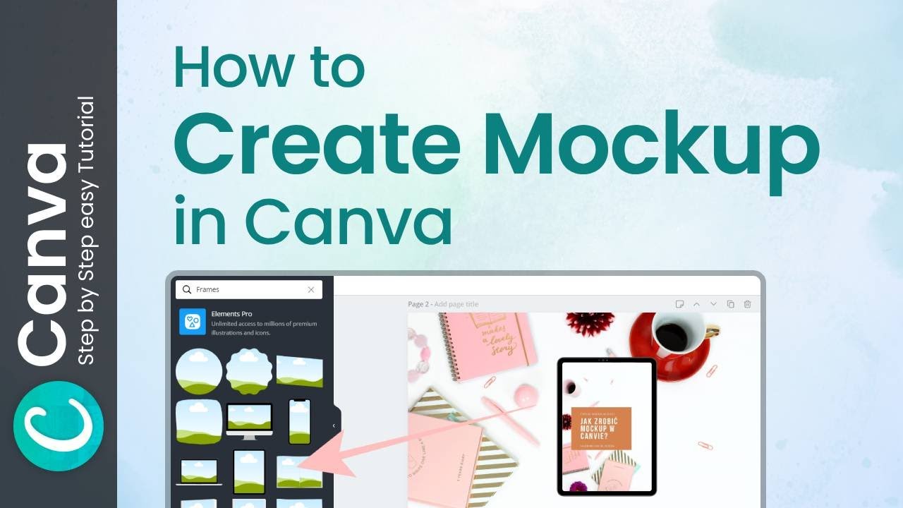 How to create a mockup in Canva 2024 (Quick Steps) - YouTube