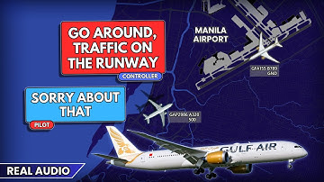 Runway incursion. Controller saves 2 airplanes at Manila Airport. Real ATC