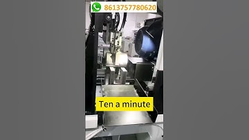 Automatic servo double head chamfering machine