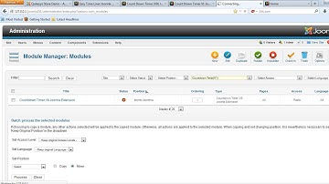 Count Down Timer V1 Joomla Module
