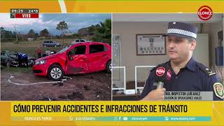 Brindaron precisiones para evitar accidentes de tránsito y multas