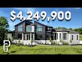 Inside a $4,249,900 Modern Mansion Near Nashville Tennessee With Pool! - House Tour