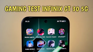 Dimensity 7400 Torture Infinix Gt 30 5g Gaming Test  Fps Temperature U0026 Battery Test