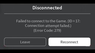 Fix Error Code 279 Roblox Failed To Connect To The Game Id 17 Connection Attempt Failed Ios 13 7 Youtube - error code 279 roblox ipad