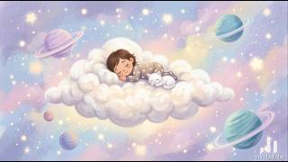 Deep Sleep Lullaby 🌙 Drifting on a Cloud-Puff Pillow in a Pastel Galaxy