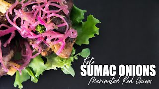 Sumac Onions - Keto Marinated Red Onions
