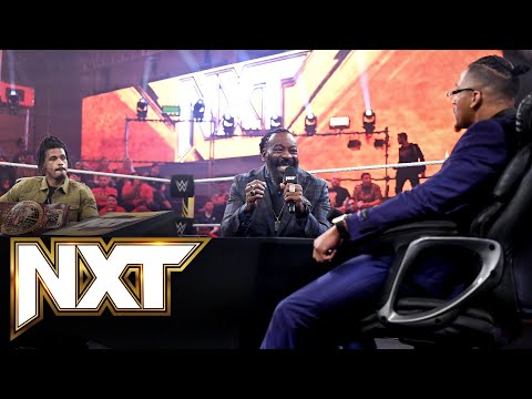 Booker T hosts Wes Lee and Carmelo Hayes for contract signing: WWE NXT, Nov. 15, 2022