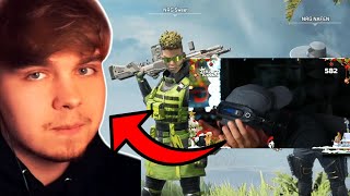 NICKMERCS reacts to NRG Sweet RAGING at Controller players in ALGS!