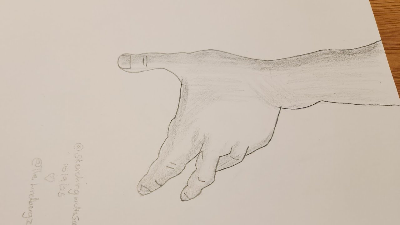 🖐️ Trying Another Hand Drawing Hack! | Beginner Sketching Live ️ - YouTube