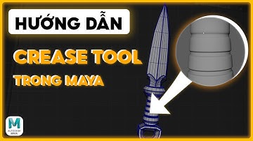 Tự Học 3D Online - Crease Tool - Hướng dẫn Maya căn bản #maya