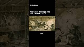 The Great Chicago Fire Cow Legend (1871) #history #shorts #historyfacts