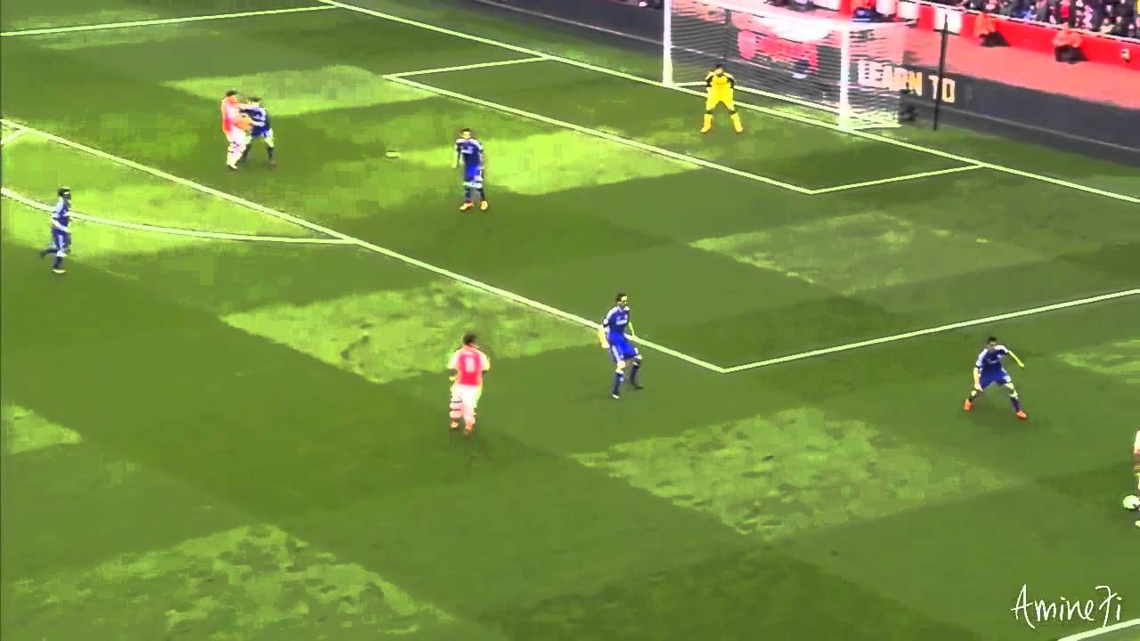 Mesut Ozil vs Chelsea - Home - (26/4/2015) HD