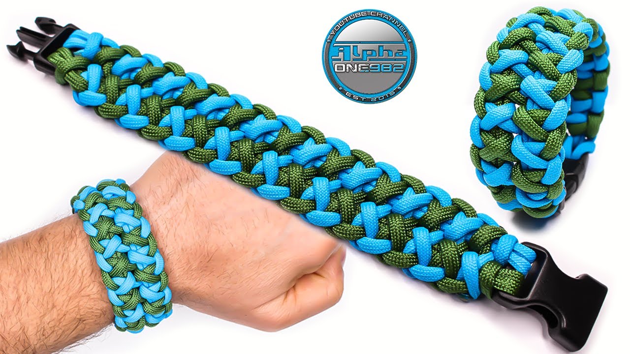 ブレスレット LANARCHIVE shadow mix bracelet Beautiful Paracord Bracelet How to Make 2 Color TALISAY