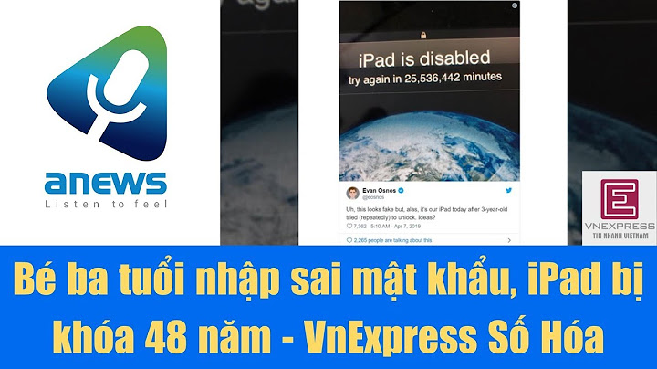 Ipad bị vô hiệu hóa vi nhap sai pas năm 2024