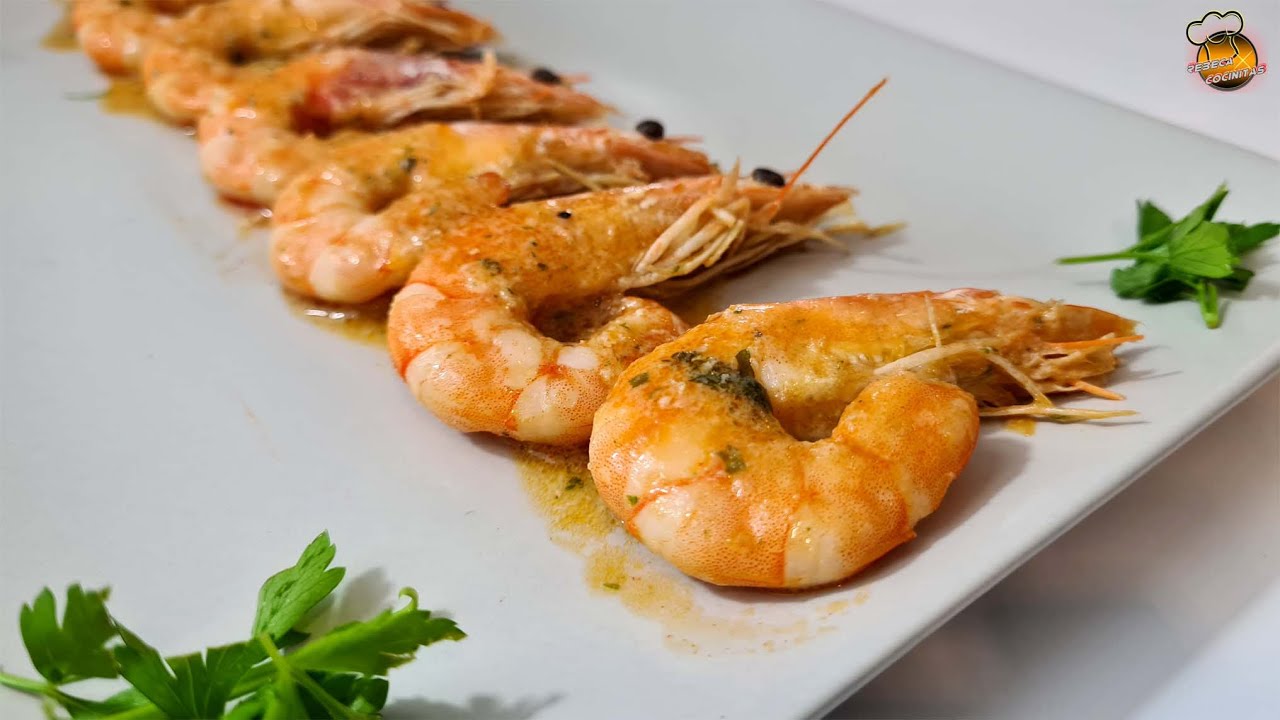 LANGOSTINOS al CAVA - FACILISIMOS Y DELICIOSOS