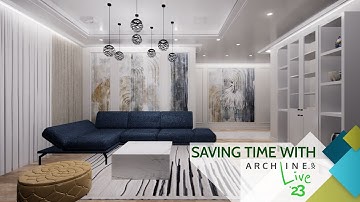How to save long working hours with ARCHLine.XP LIVE 2023?