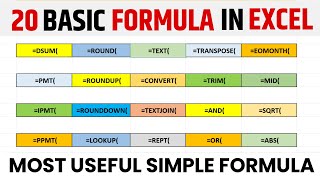 Omg Microsoft Excel All Formulas How To Use Excel Formula And Functions ...
