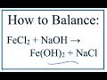 Balancing Chemical Equations Concepts