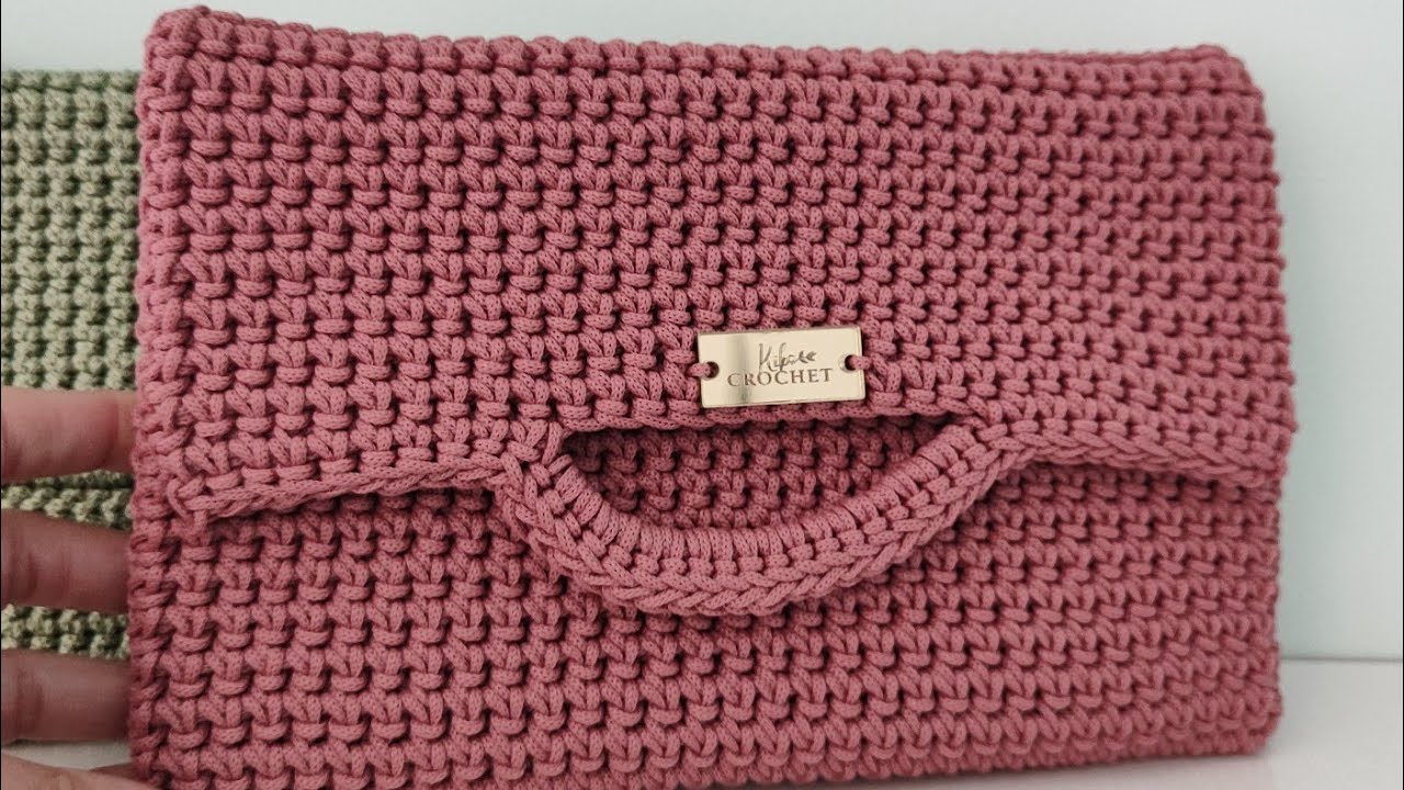 🔥 IMPERDIBILE! Borsa Pochette all’Uncinetto 🧶 Facile, Veloce e SUPER Elegante! ✨