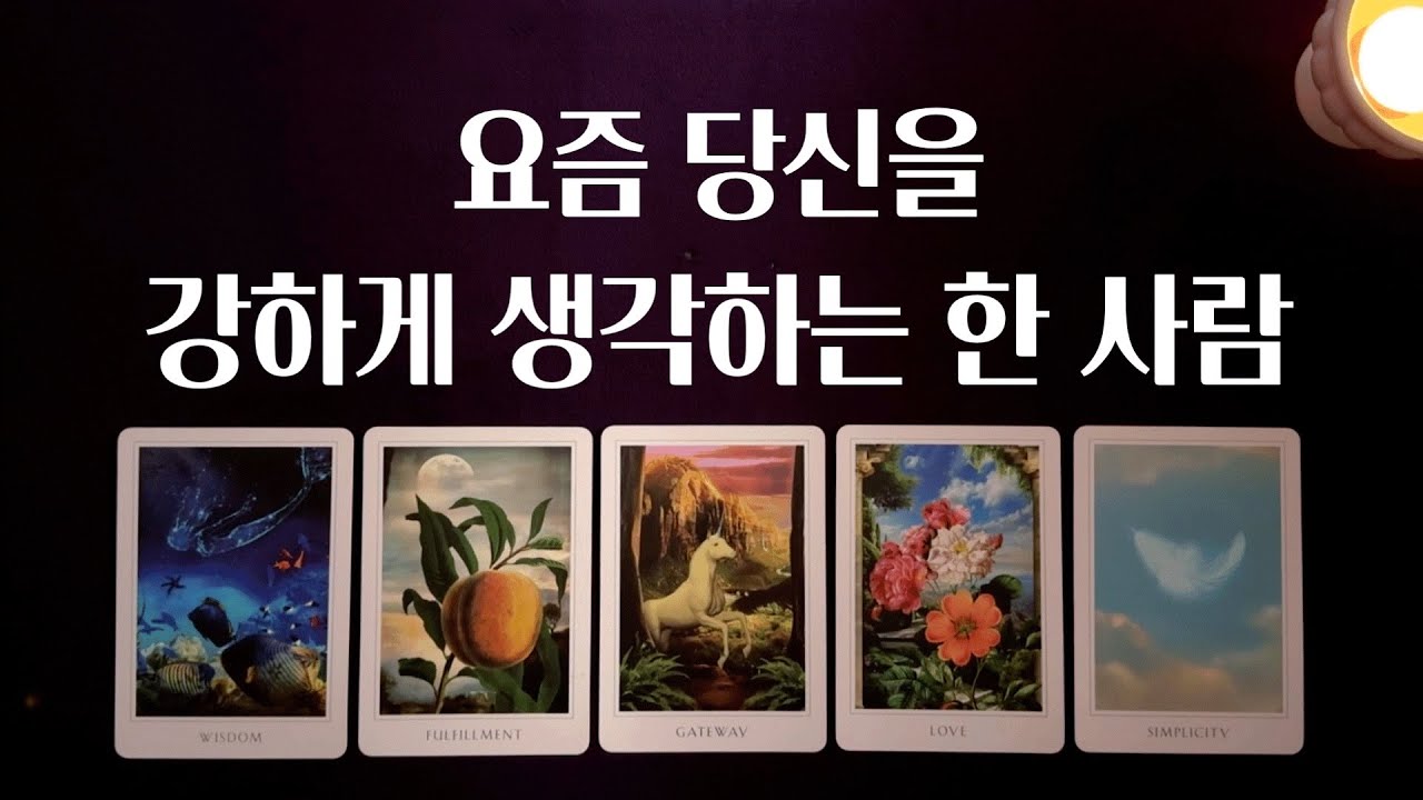 [타로 연애운] 지금 당신을 강하게 생각하고 있는 한 사람❤️‍🔥 상대방 자세한 특징, 앞으로 흐름