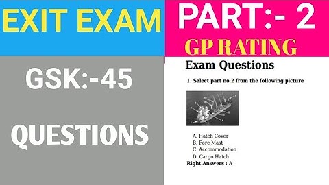 Gp Rating GSK Part:- 2|GSK Oral questions |GP rating online classes |GP rating online exam questions