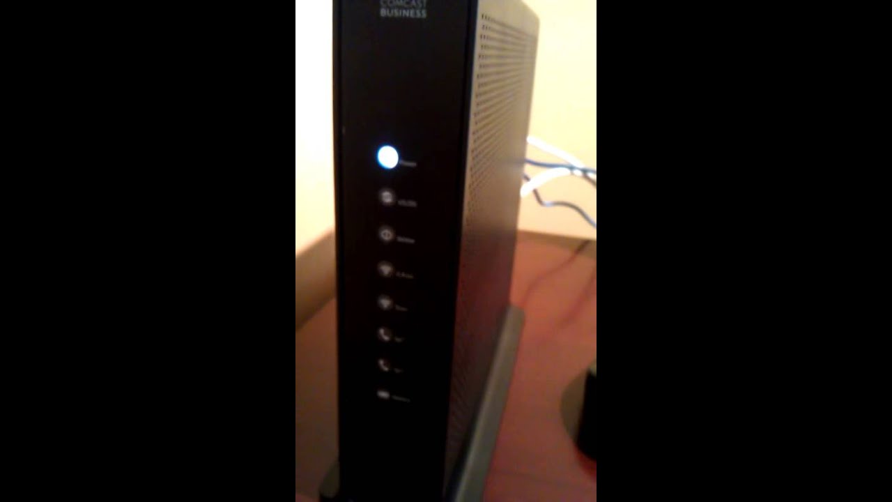 Comcast Business Modem Lights Flashing