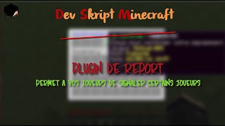 [SKRIPT] Plugin de report (minecraft)