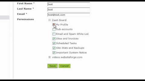 Edit Existing Sub Accounts - Websiteforge Ecommerce Website