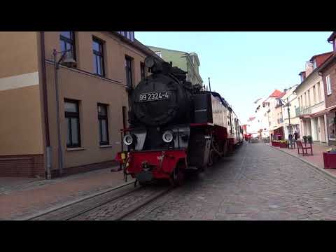 Bad Doberan, Germany - The Molli Train Passing Through Bad Doberan (2018)