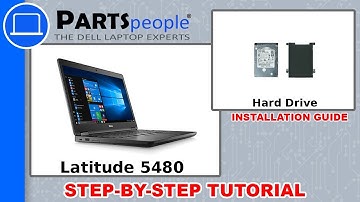 Dell Latitude 5480 (P72G001) Hard Drive How-To Video Tutorial