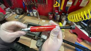Demonstration - BuildMaven Grease Fitting Cleaning Tool -Grease Zerk Cleaner- Red.