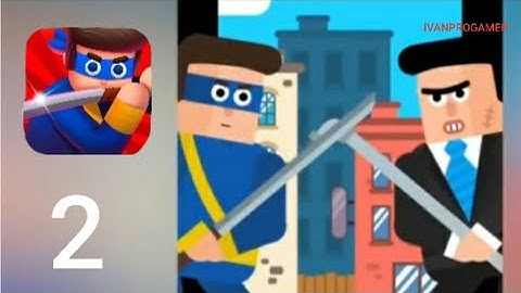 MR NINJA - Gameplay Walkthrough Part 2 - Chapter 2 City (iOS Android)